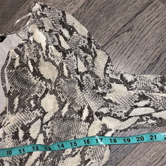 ZARA Long Midi Maxi Animal Print dress Size XS - Picture 5 of 14